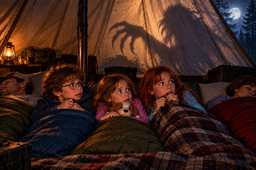 Sneak preview art from The Haunted Campout